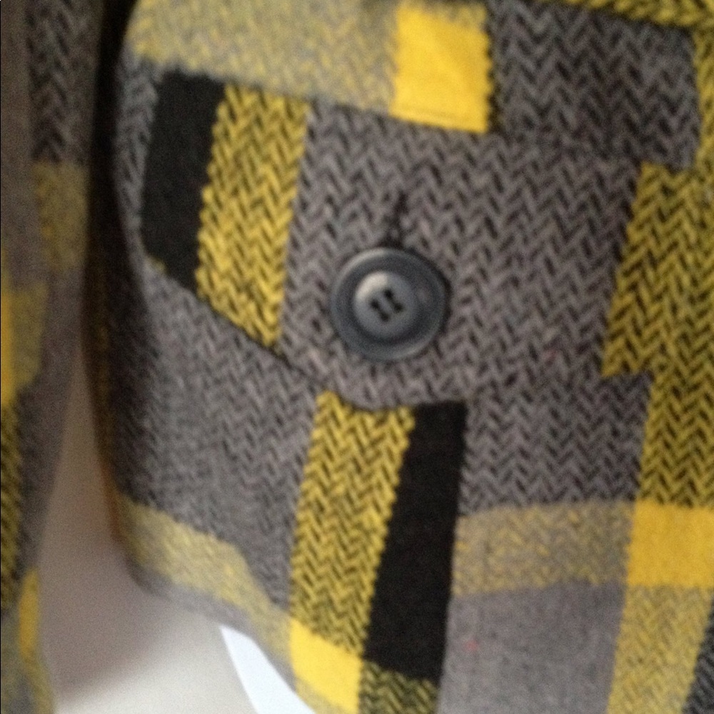 Last Kiss Women's Plaid Dress Jacket w/Belt - Picture 6 of 8